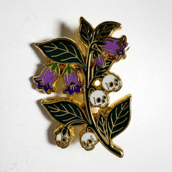 Deadly Nightshade Pin