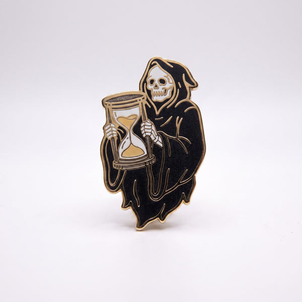 Out Of Time enamel pin