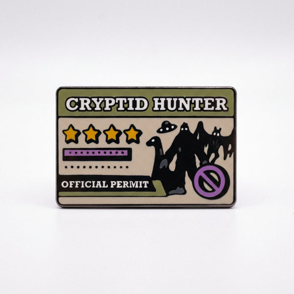 Cryptid Hunter Permit Pin