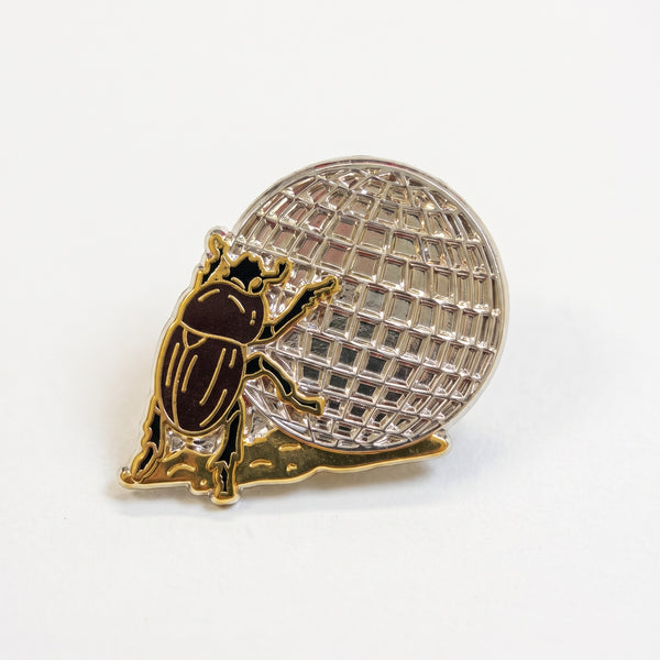 Disco Beetle enamel pin
