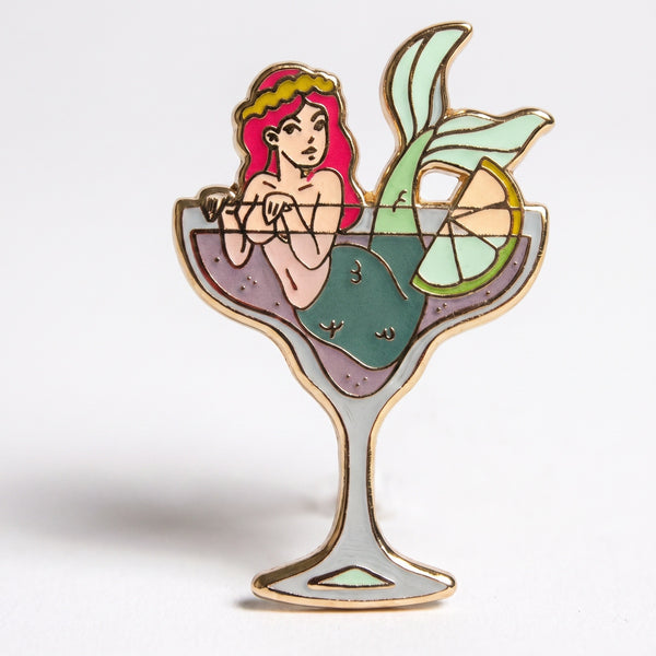 Mermaid Cocktail Pin