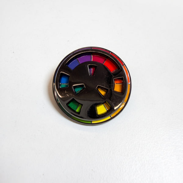 Color Wheel Deluxe enamel pin