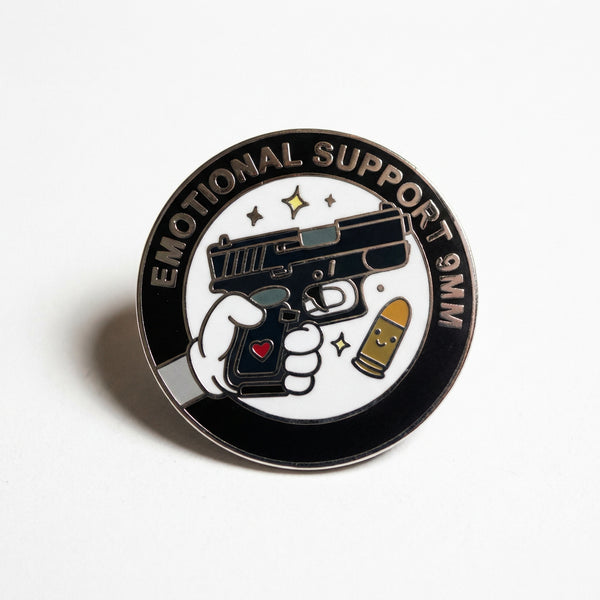 Emotional Support 9mm Pin