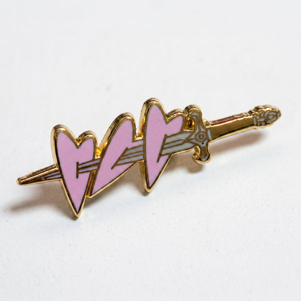 Pierced Hearts Pin