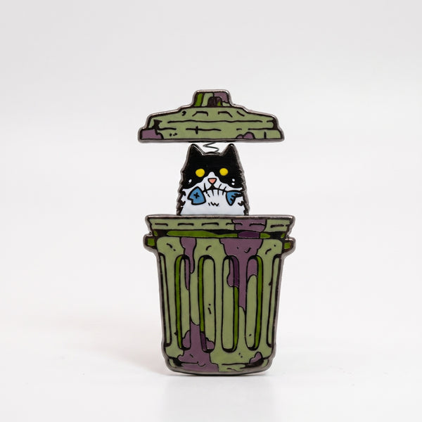 Trash Cat Deluxe Pin
