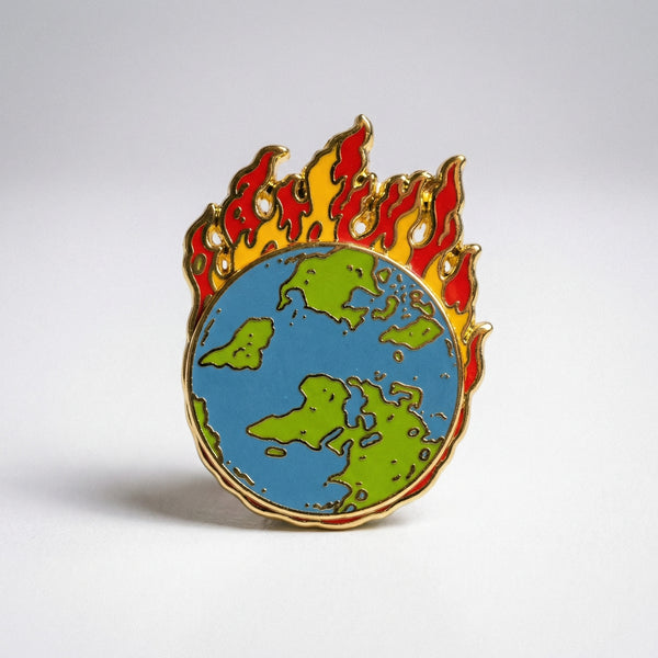Burning Earth Deluxe Pin