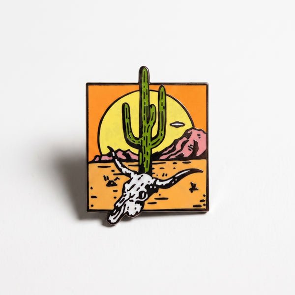 Desert Landscape Pin