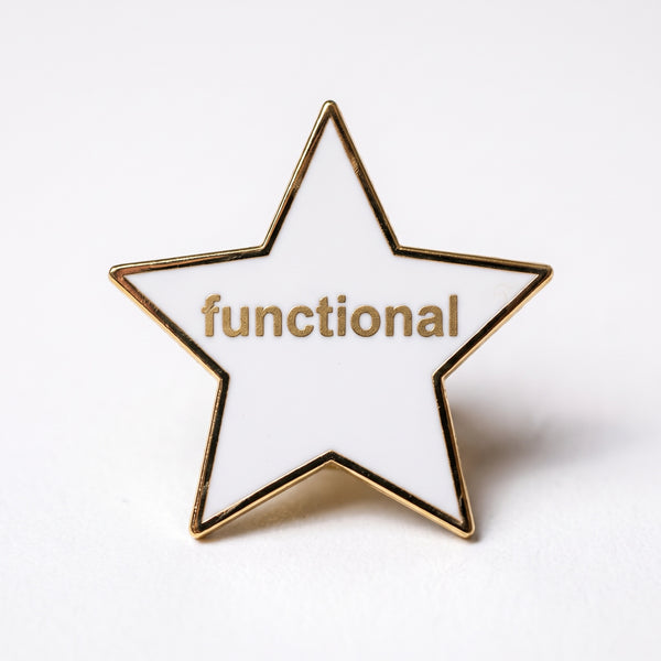 Functional enamel pin