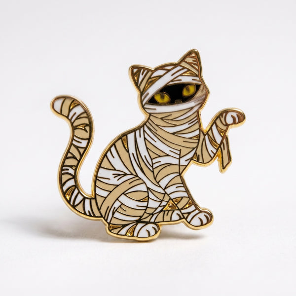 Mummy Cat Pin