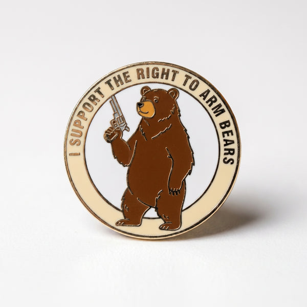 I Support The Right To Arm Bears Pin