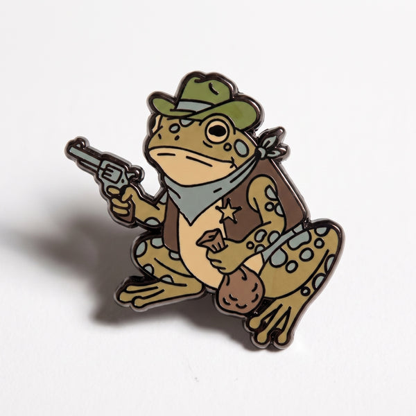 Corrupt Frog Sheriff Pin