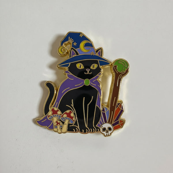Mage Cat Pin (Gold Variant)
