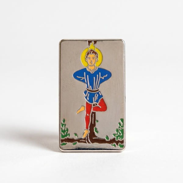 The Hanged Man Tarot Card enamel pin