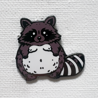 Fat Raccoon Pin