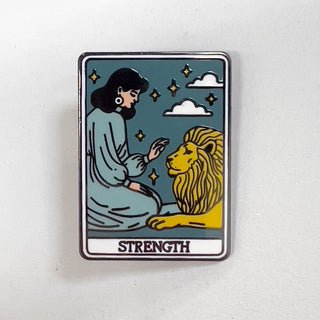 Strength Tarot Card Pin