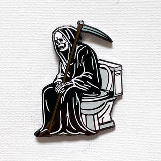 Toilet Reaper Pin