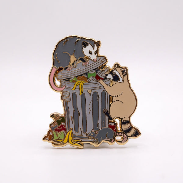 Trash Gang enamel pin