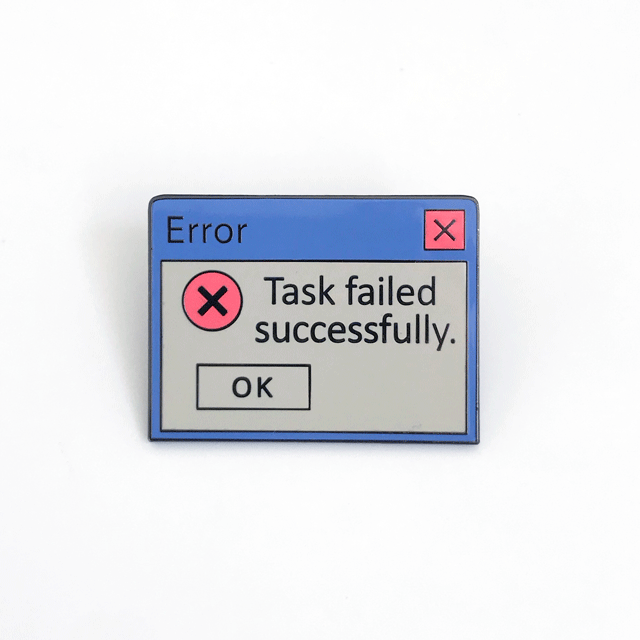 Task Failed Pin